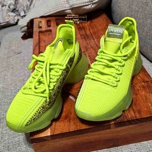 Steve madden bling lime green snickers make an offer